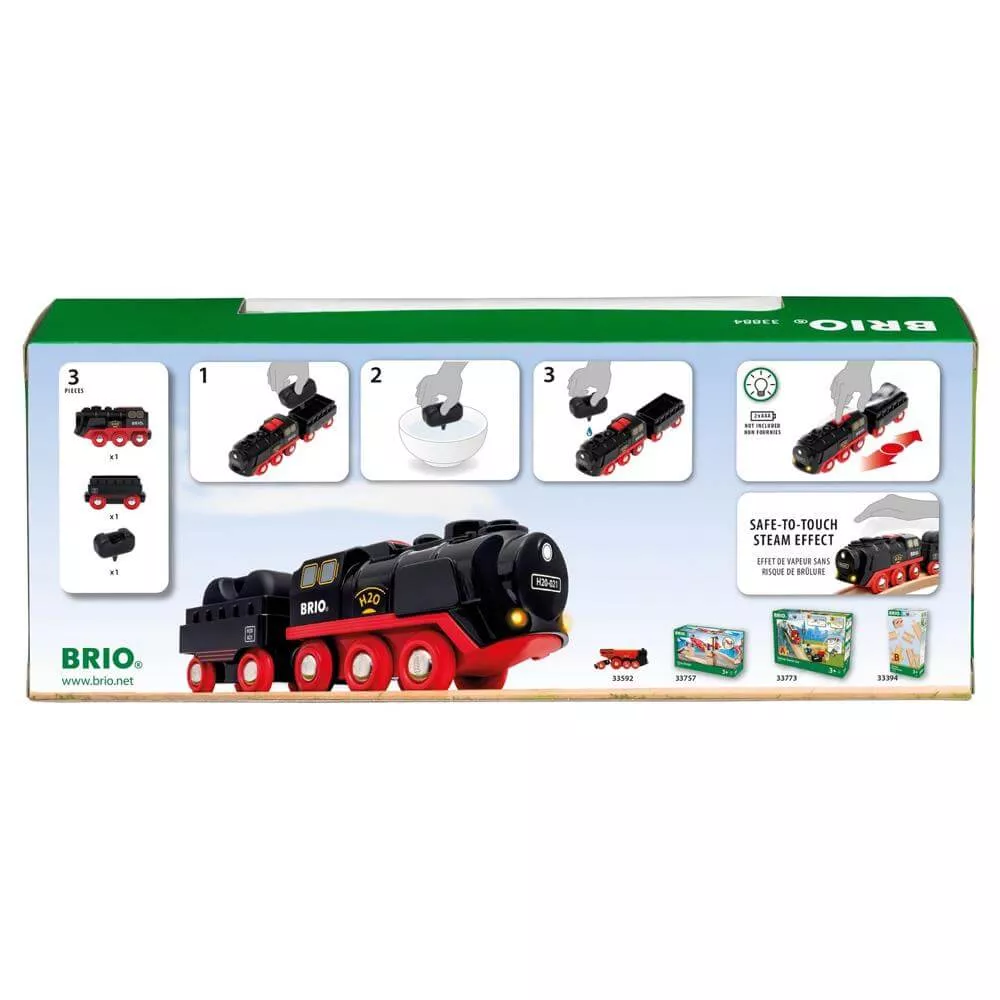Brio World Battery-Operated Steaming Train